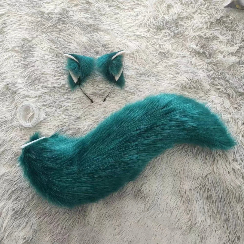 Genshin Impact Xiao Cosplay Simulation Hair Band Tail